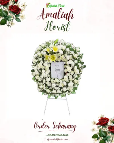 Krans Bunga Duka Cita di Aie Pacah